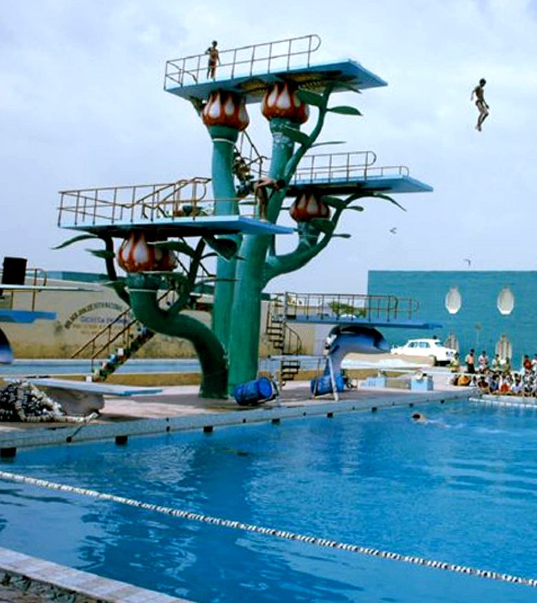 swimming pool at shah satnam ji boys college sirsa haryana